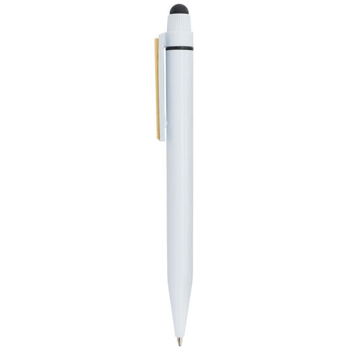 Stylo touch avec clip en bambou Bali