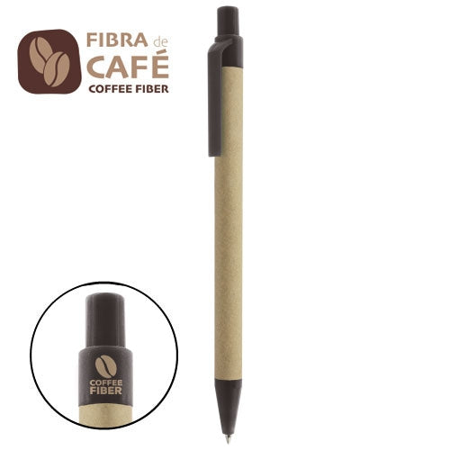 Stylo en carton recyclé et fibre de café Valdés