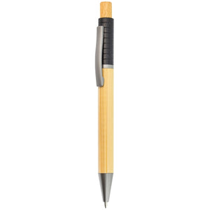 Stylo en bambou fibre de blé et métal Zeres