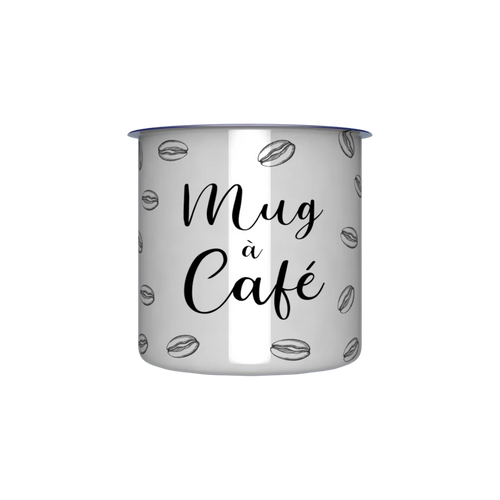 Mug en métal émaillé