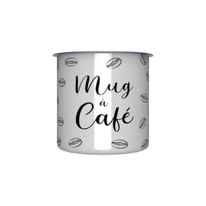 Mug en métal émaillé
