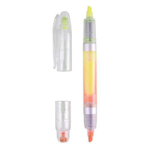 Marqueur double orange/jaune Wicky