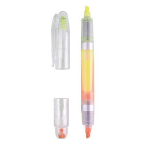 Marqueur double orange/jaune Wicky