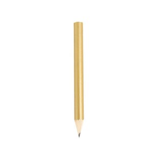 Crayon en bois métallisé argent Matt