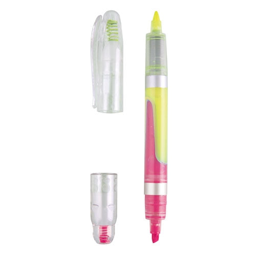 Surligneur double Fuchia / Jaune
