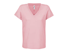 Charger l'image dans la galerie, T-shirt Sol's regent  col v women