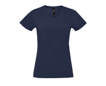 Charger l'image dans la galerie, T-shirt Sol's imperial col v women