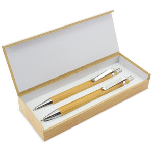 Stylo + porte-mines bambou Kobax