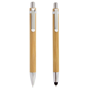 Stylo + porte-mines bambou Elastic