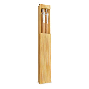 Stylo + porte-mines bambou Elastic