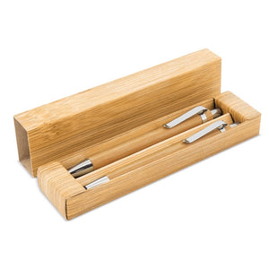 Stylo + porte-mines bambou Elastic