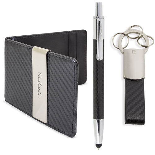 Set stylo fibre de carbone Pierre Cardin