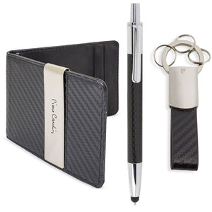 Set stylo fibre de carbone Pierre Cardin