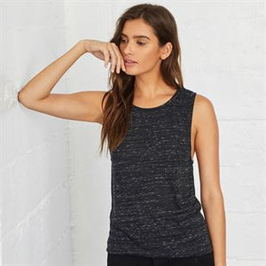 T-shirt muscle à encolure profonde Flowy femme