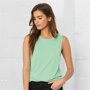 T-shirt muscle à encolure profonde Flowy femme