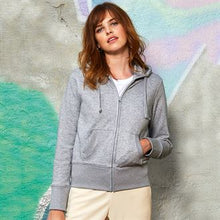 Charger l'image dans la galerie, Sweat-shirt à capuche zippée femme