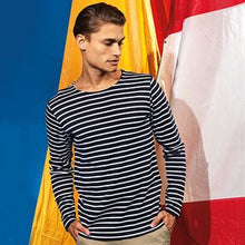 Charger l&#39;image dans la galerie, T-shirt marinière à manches longues homme