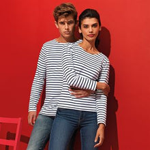 Charger l&#39;image dans la galerie, T-shirt marinière à manches longues homme