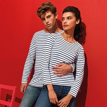 Charger l&#39;image dans la galerie, T-shirt marinière femme à manches longues