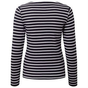 T-shirt marinière femme à manches longues