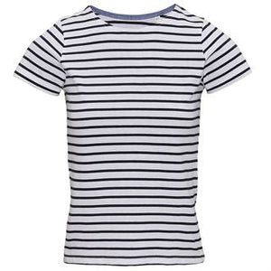 T-shirt marinière femme à manches courtes