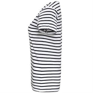 T-shirt marinière femme à manches courtes