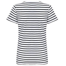 Charger l&#39;image dans la galerie, T-shirt marinière femme à manches courtes