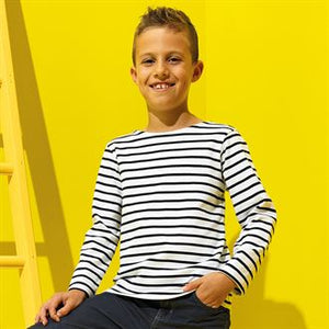 T-shirt marinière enfant à manches longues