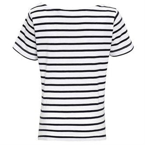 T-shirt marinière à manches courtes