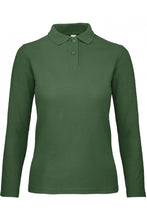 Charger l'image dans la galerie, Polo maille piquée femme manches longues B&amp;C ID001