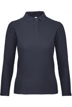 Charger l'image dans la galerie, Polo maille piquée femme manches longues B&amp;C ID001