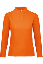 Charger l'image dans la galerie, Polo maille piquée femme manches longues B&amp;C ID001