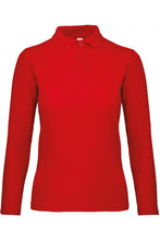 Charger l'image dans la galerie, Polo maille piquée femme manches longues B&amp;C ID001