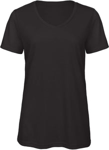 T-shirt Triblend col V femme
