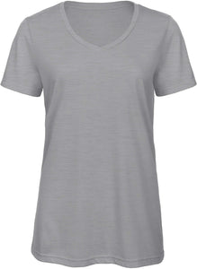 T-shirt Triblend col V femme