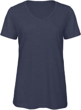 Charger l&#39;image dans la galerie, T-shirt Triblend col V femme