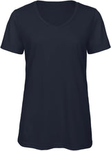 Charger l&#39;image dans la galerie, T-shirt Triblend col V femme
