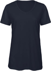 T-shirt Triblend col V femme