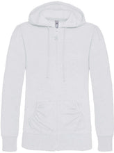 Charger l'image dans la galerie, Sweat-shirt femme zippé à capuche