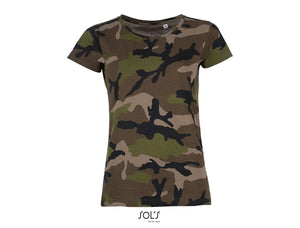 T-shirt femme Sol's Camo