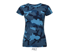 Charger l&#39;image dans la galerie, T-shirt femme Sol&#39;s Camo