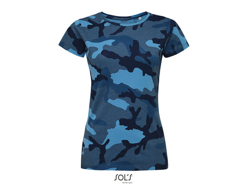 T-shirt femme Sol's Camo