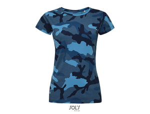 T-shirt femme Sol's Camo