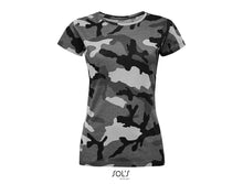 Charger l&#39;image dans la galerie, T-shirt femme Sol&#39;s Camo