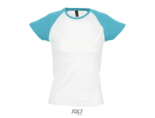 T-shirt femme raglan Sol's Milky
