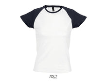 Charger l&#39;image dans la galerie, T-shirt femme raglan Sol&#39;s Milky