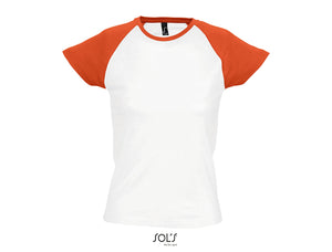 T-shirt femme raglan Sol's Milky