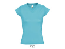 Charger l&#39;image dans la galerie, T-shirt femme col V Sol&#39;s Moon