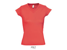 Charger l&#39;image dans la galerie, T-shirt femme col V Sol&#39;s Moon