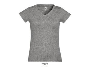 T-shirt femme col V Sol's Moon